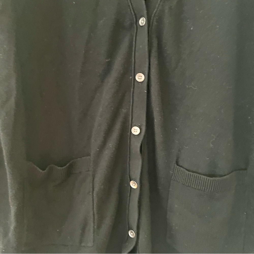 Basic Black Cardigan - Picture 2 of 6